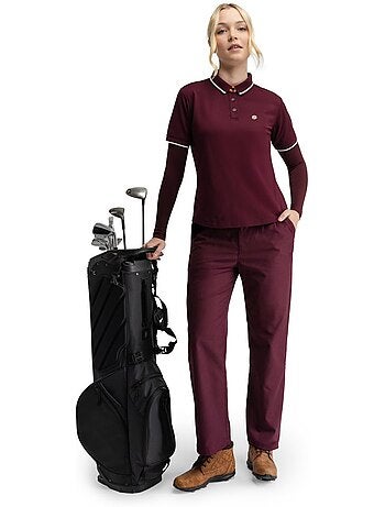 Polo piqué golf femme golf femme valderrama-w cherry