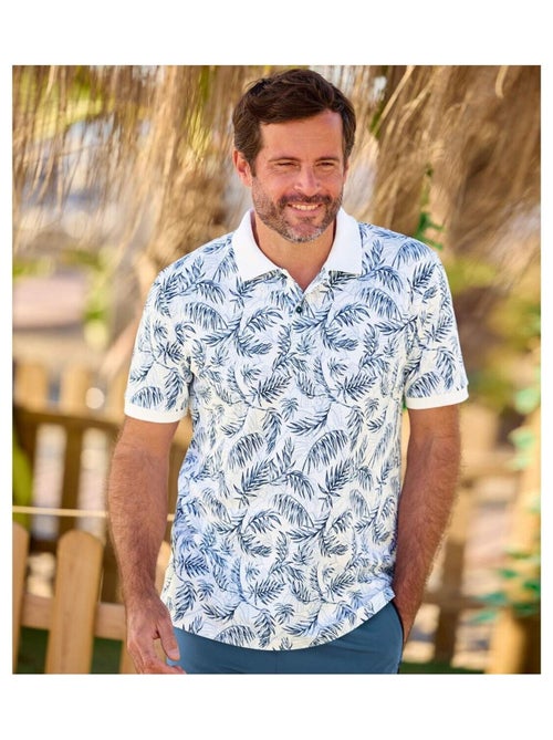 Polo Piqué South Island   - ATLAS FOR MEN - Kiabi