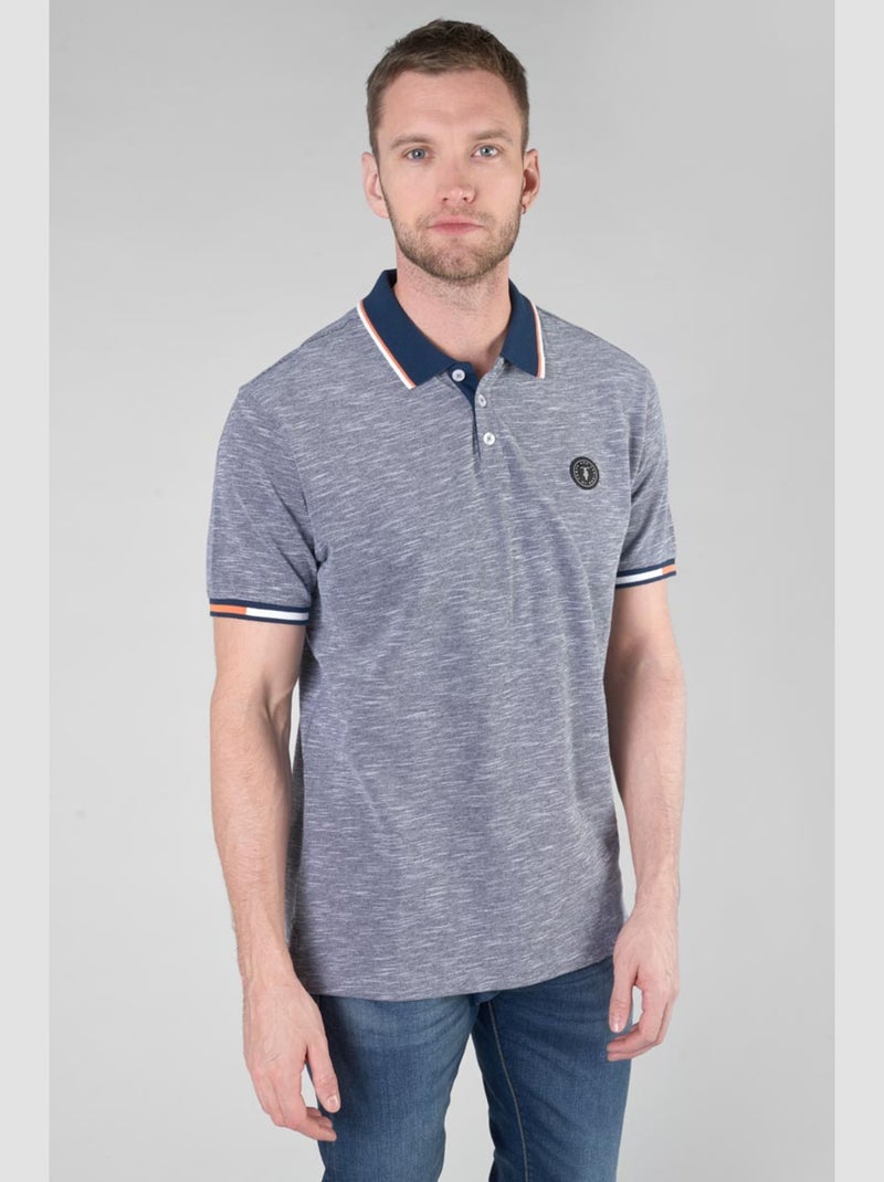 Polo POLAR 'Le Temps Des Cerises' Bleu - Kiabi