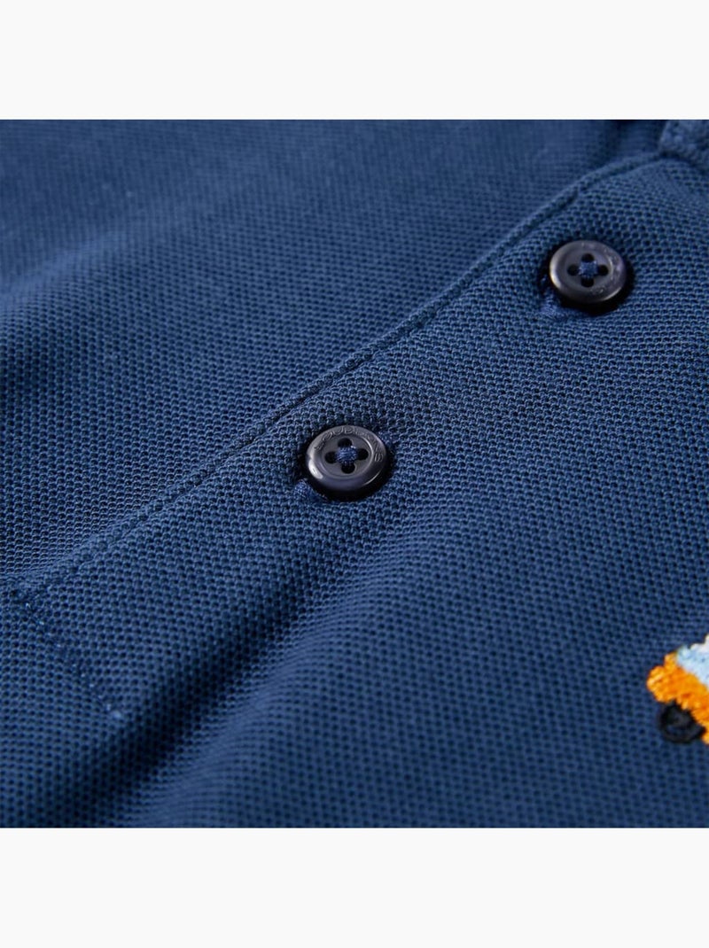 Polo Pour Enfants Coton - VidaXL Bleu - Kiabi