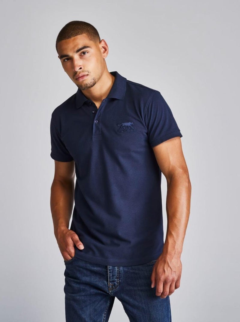 POLO PREDATOR Airness Bleu marine - Kiabi