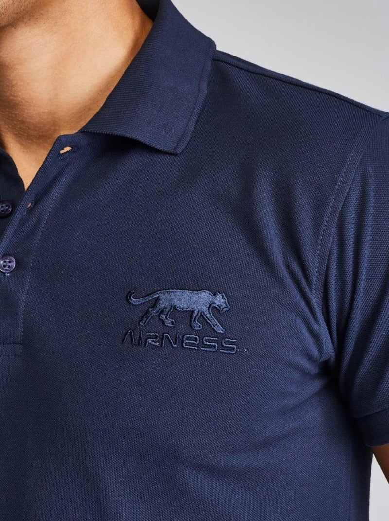 POLO PREDATOR Airness Bleu marine - Kiabi