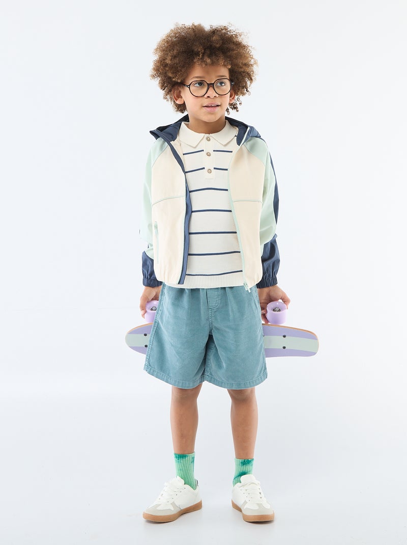 Polo pull Beige - Kiabi