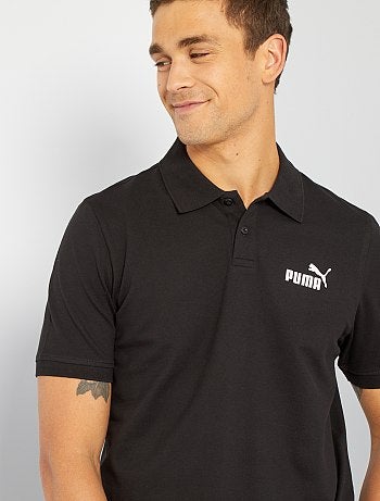 Polo Homme à Manches Courtes Noir T-Shirt Jersey Sport Casual DE S A 3XL