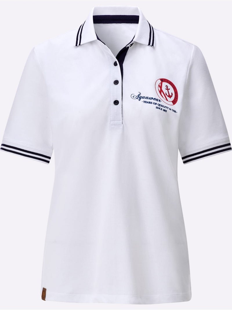 Polo Pur Coton - Taille Standard - Witt Blanc - Kiabi