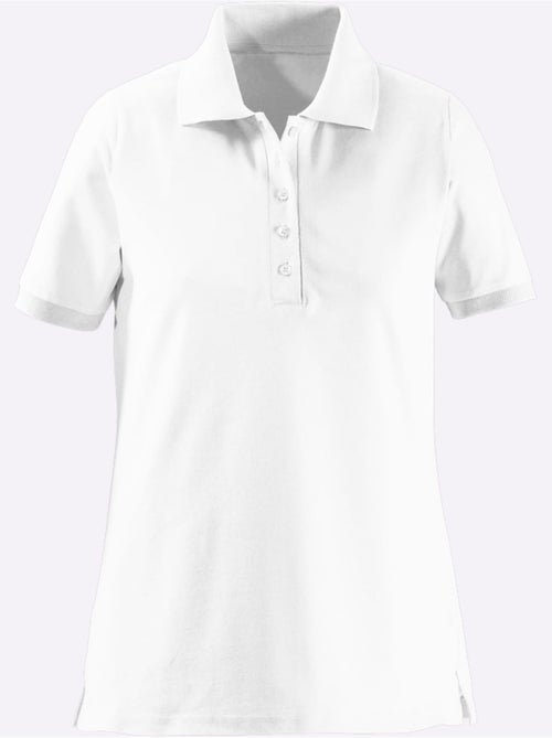 Polo pur coton à col polo et manches courtes avec patte de boutonnage - Taille standard - Witt - Kiabi Polo pur coton à col polo et manches courtes avec patte de boutonnage - Taille standard - Witt - Kiabi
