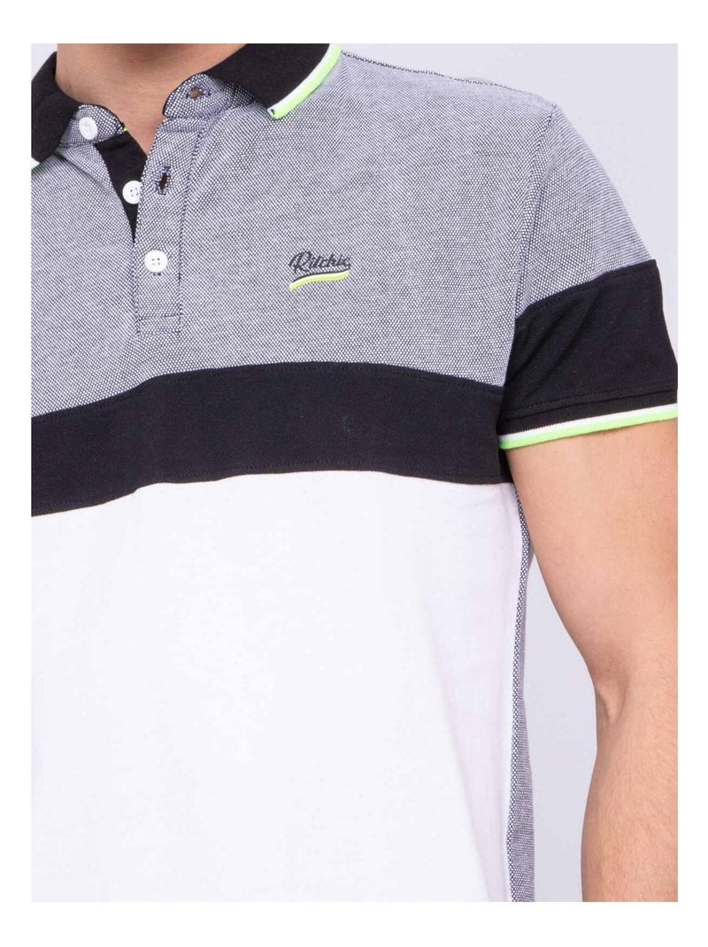 Polo pur coton PECOLO Noir - Kiabi