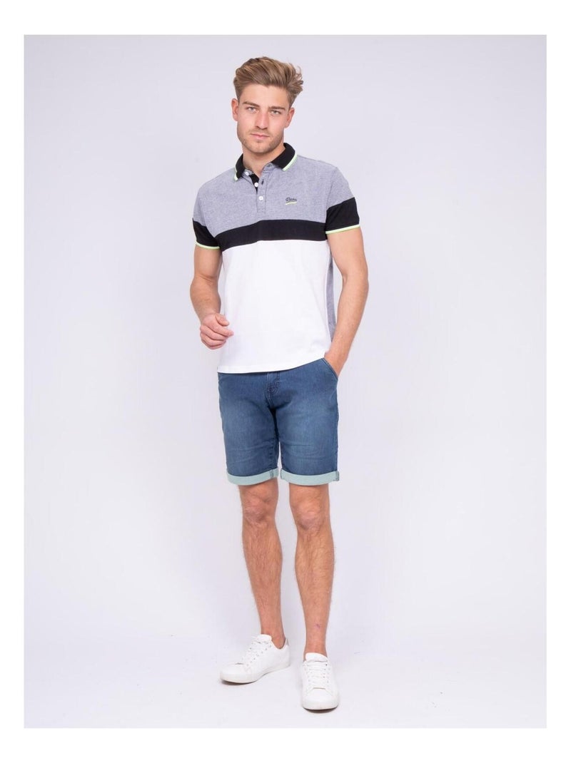 Polo pur coton PECOLO Noir - Kiabi
