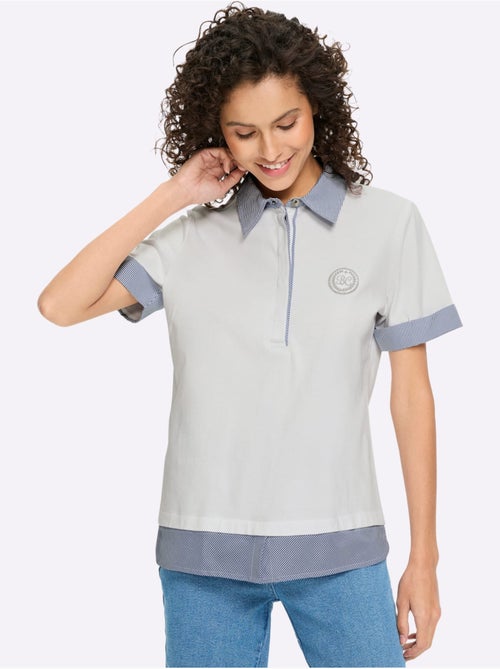 Polo Qualité Coton - Taille Standard - Helline - Kiabi