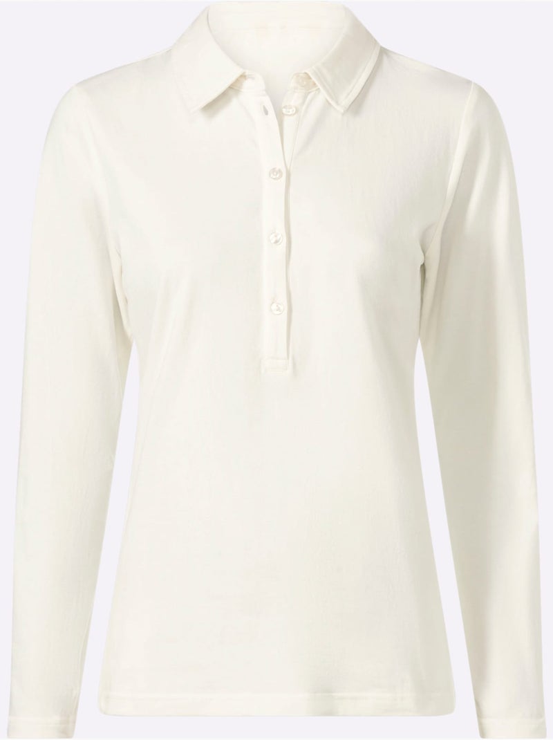 Polo qualité coton - taille standard - witt Ecru - Kiabi