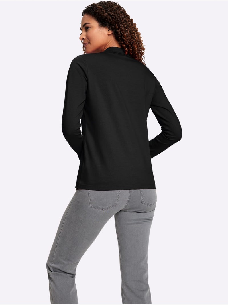 Polo qualité coton - taille standard - witt Noir - Kiabi
