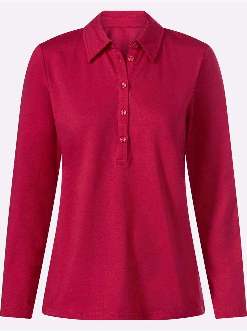 Polo qualité coton - taille standard - witt Rouge - Kiabi