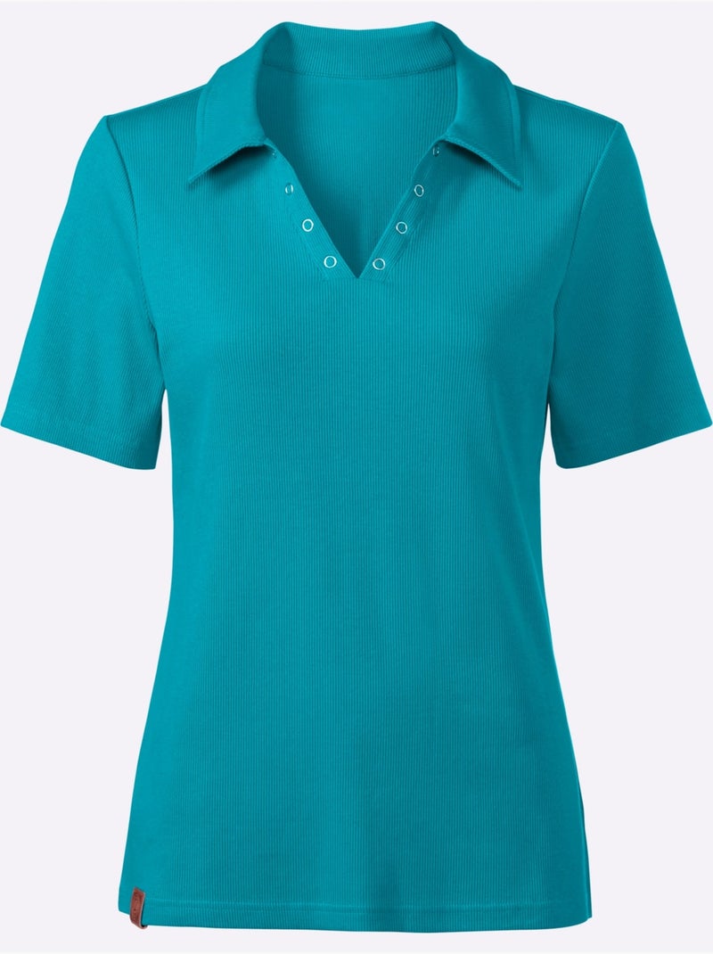 Polo Qualité Coton - Taille Standard - Witt Turquoise - Kiabi