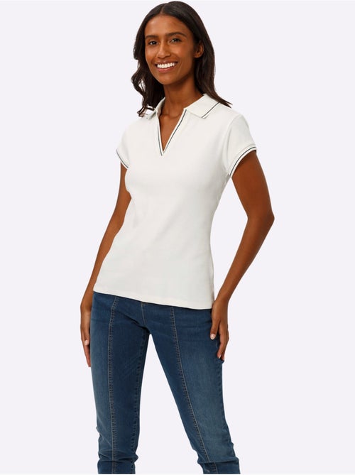 Polo Qualité Coton Doux Sur La Peau - Taille Standard - Helline - Kiabi Polo Qualité Coton Doux Sur La Peau - Taille Standard - Helline - Kiabi