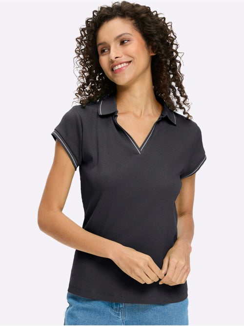Polo Qualité Coton Doux Sur La Peau - Taille Standard - helline - Kiabi