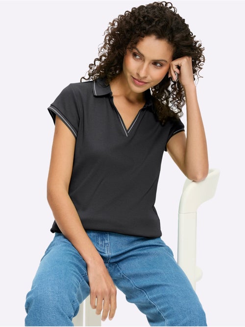 Polo Qualité Coton Doux Sur La Peau - Taille Standard - helline - Kiabi
