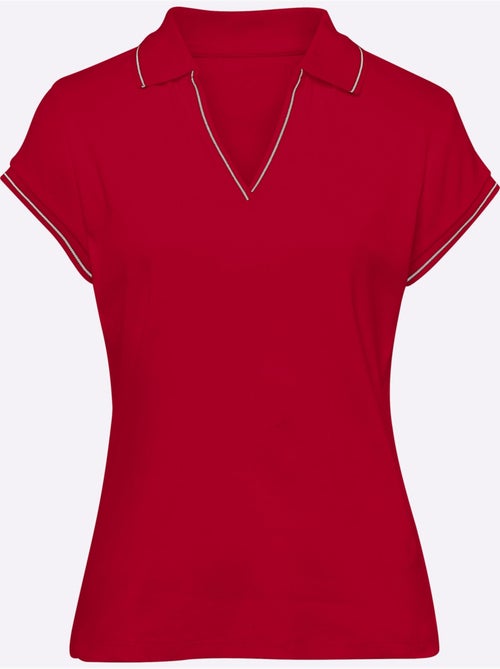 Polo Qualité Coton Doux Sur La Peau - Taille Standard - Helline - Kiabi Polo Qualité Coton Doux Sur La Peau - Taille Standard - Helline - Kiabi