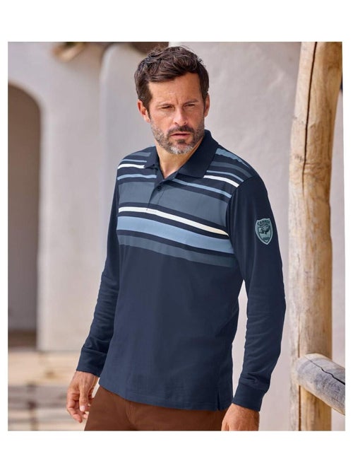 Polo Rayé Rugby Sport Canada League   - ATLAS FOR MEN - Kiabi