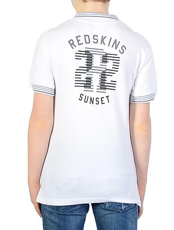Polo redskins Enfant Wayne Pique White