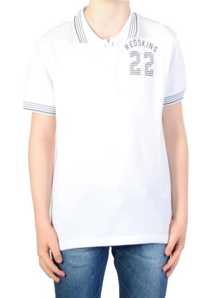 Polo redskins Enfant Wayne Pique  White