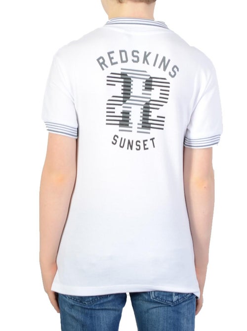 Polo redskins Enfant Wayne Pique  White - Kiabi