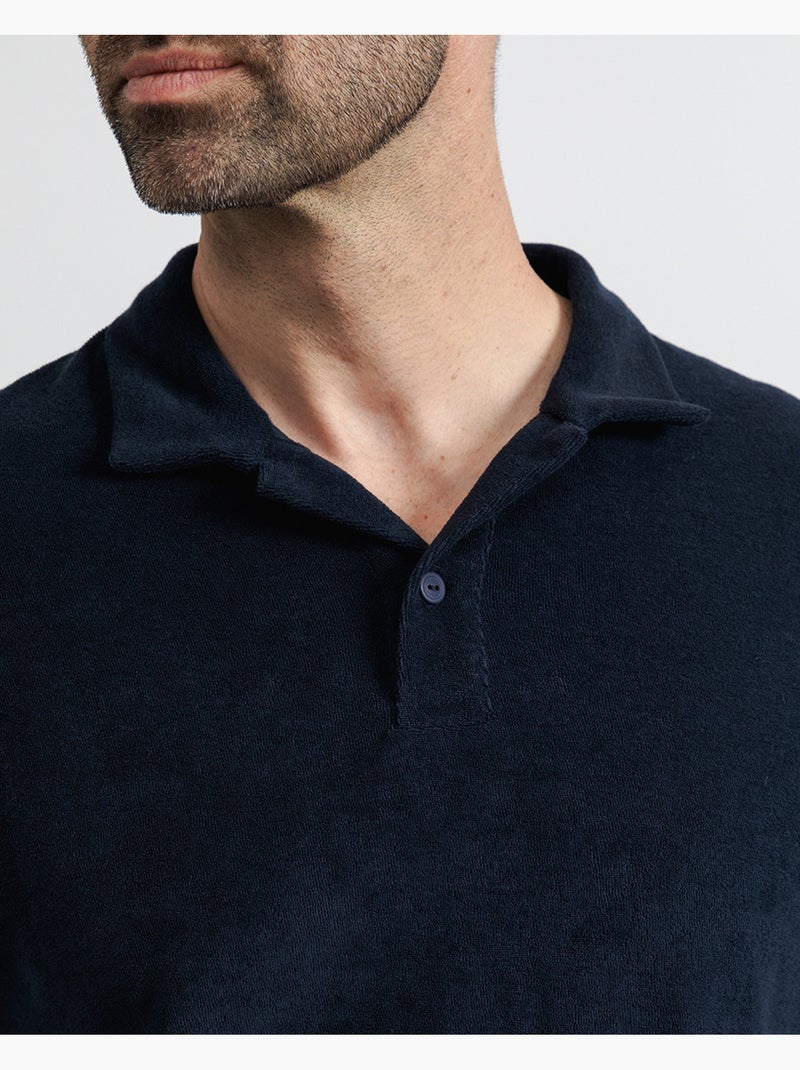 Polo Regular Break   Manches courtes - New Man Bleu - Kiabi