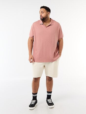 Polo regular fit à manches courtes