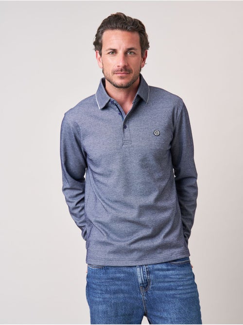 Polo regular homme avec col contrasté 'deeluxe' - Kiabi