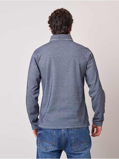 Polo regular homme avec col contrasté 'deeluxe' - Kiabi