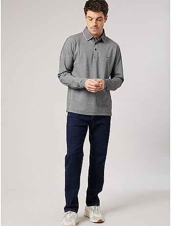 Polo regular homme avec col contrasté 'deeluxe'