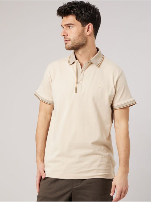 Polo regular homme avec col rayé 'deeluxe' - Kiabi Polo regular homme avec col rayé 'deeluxe' - Kiabi