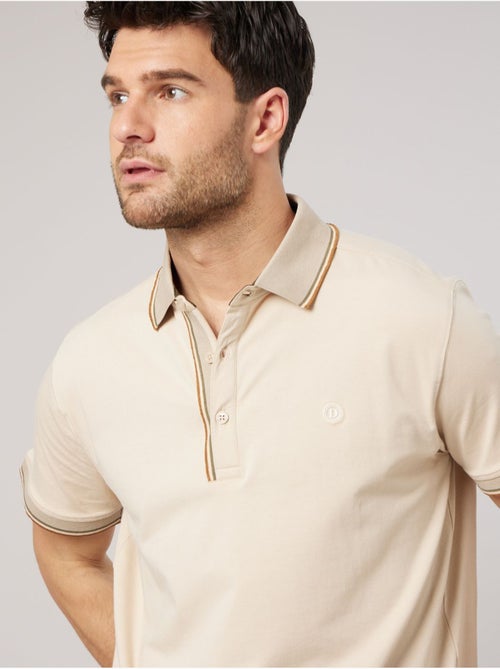 Polo regular homme avec col rayé 'deeluxe' - Kiabi Polo regular homme avec col rayé 'deeluxe' - Kiabi