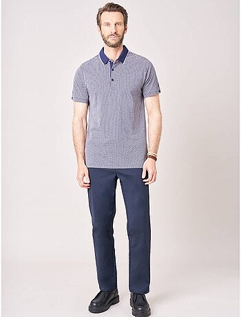 Polo regular homme en jersey coton 'deeluxe'
