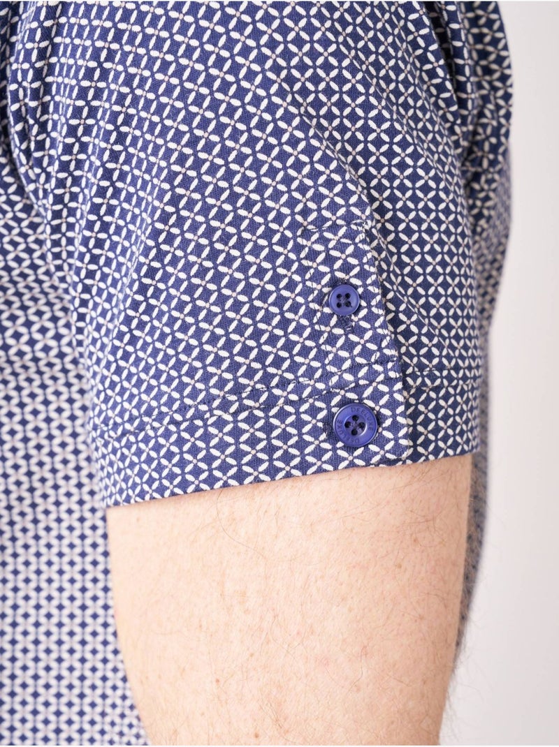 Polo regular homme en jersey coton 'deeluxe' Bleu marine - Kiabi