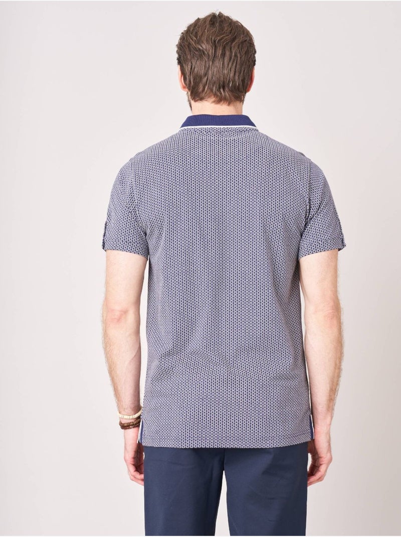 Polo regular homme en jersey coton 'deeluxe' Bleu marine - Kiabi