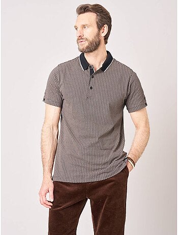 Polo regular homme en jersey coton 'deeluxe'