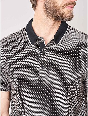 Polo regular homme en jersey coton 'deeluxe'