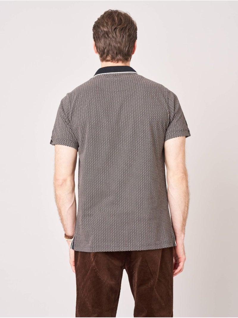 Polo regular homme en jersey coton 'deeluxe' Noir - Kiabi