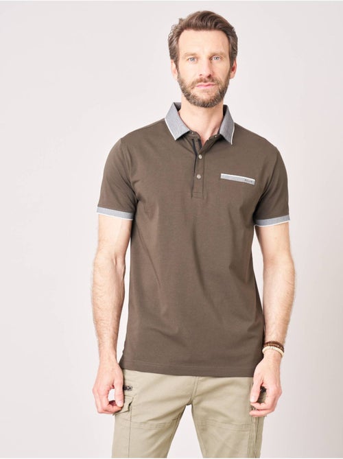Polo regular homme en jersey coton 'Deeluxe' - Kiabi
