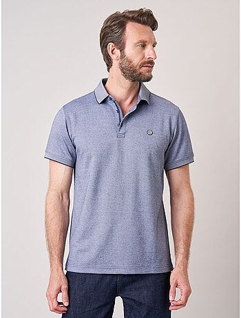 Polo regular homme en matière piquée 'deeluxe'