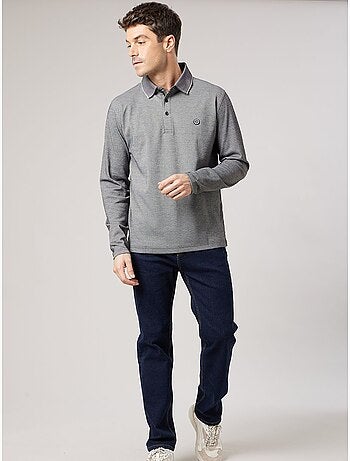 Polo regular homme en matière piquée 'deeluxe'