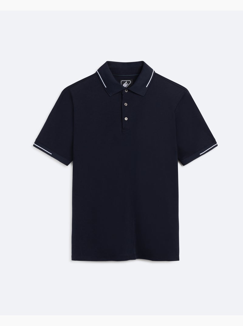 Polo Regular Leisure   Manches courtes - New Man Bleu - Kiabi