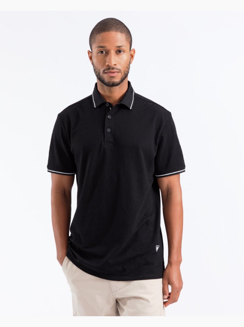 Polo Regular Leisure   Manches courtes - New Man Noir - Kiabi