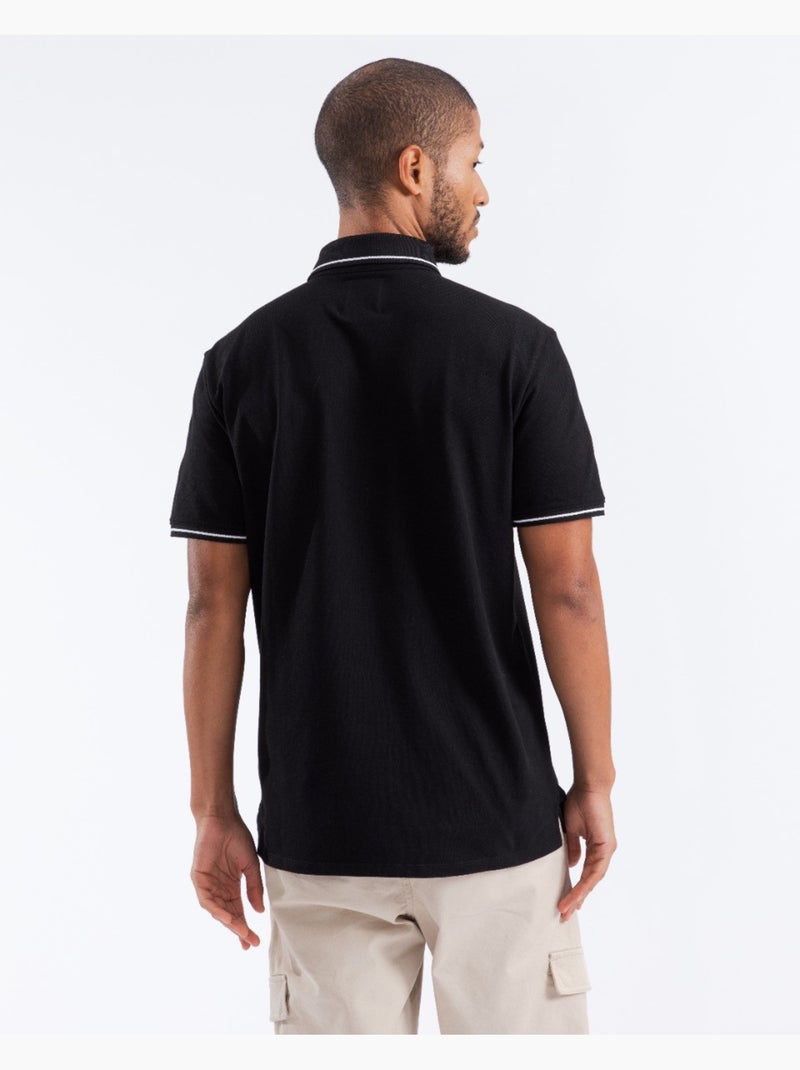 Polo Regular Leisure   Manches courtes - New Man Noir - Kiabi