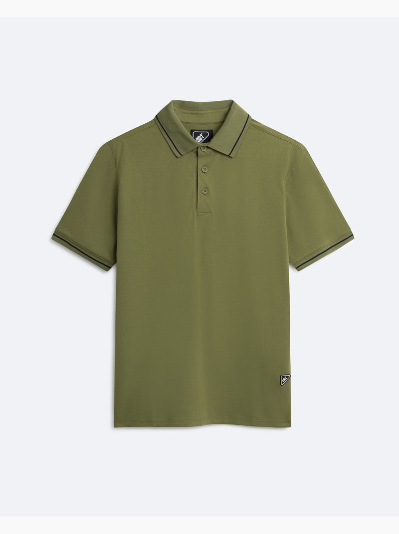 Polo Regular Leisure   Manches courtes - New Man Vert - Kiabi