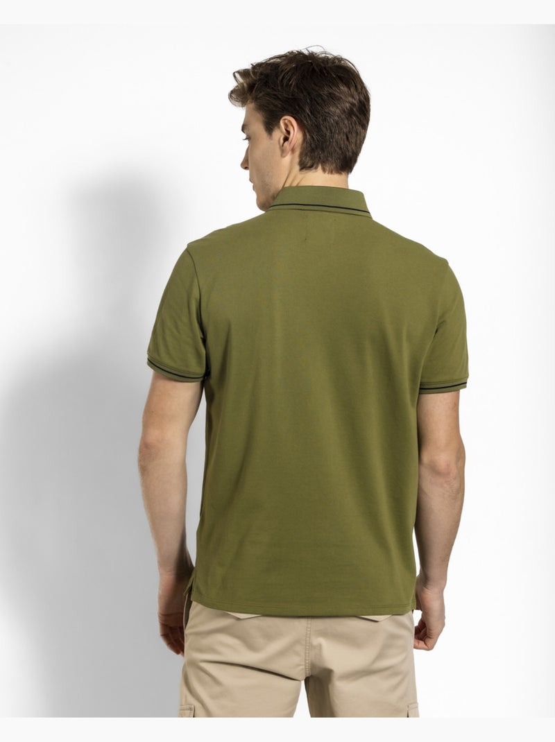Polo Regular Leisure   Manches courtes - New Man Vert - Kiabi