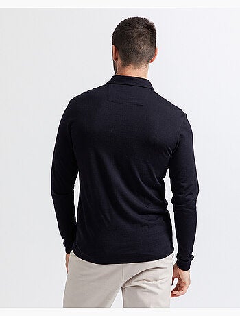 Polo Regular Stone Manches longues - New Man