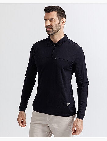 Polo Regular Stone Manches longues - New Man