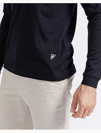 Polo Regular Stone Manches longues - New Man