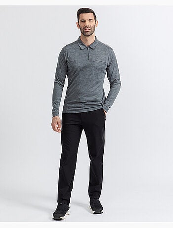 Polo Regular Stone Manches longues - New Man